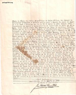 Memória biográfica de Manuel Nascimento de Almeida