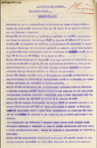 Súbditos alemães no território da República - Dec. 2377