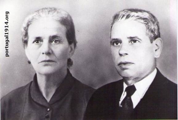 José Ferreira e sua esposa, Olinda Torres, em 1959