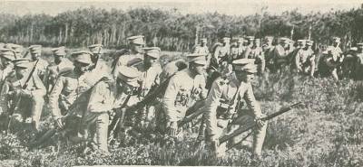 Infantaria do C.E.P. em treino no Campo de Instrução de Tancos.