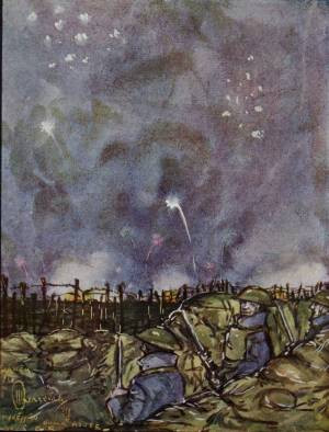Meneses Ferreira, “Noite de S. O. S.”, João Ninguém, soldado da Grande Guerra. Impressões humorísticas do C. E. P., Lisboa, 1921