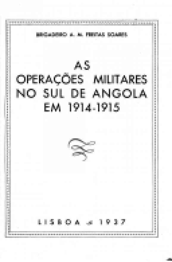 As operações militares no sul de Angola em 1914-1915