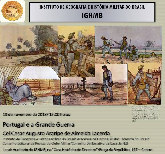 A história da participação portuguesa na Grande Guerra faz história também no Brasil