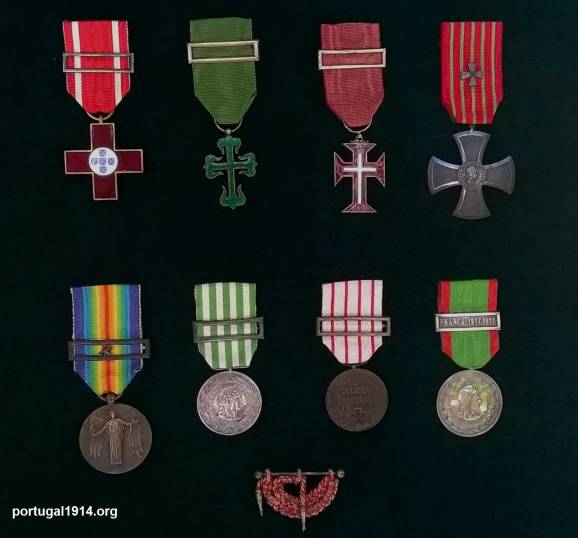 Condecorações de José Ribeiro Barbosa