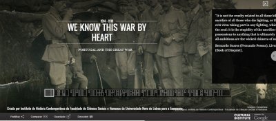 Exposição «We know this war by heart - Portugal and the Great War» já se encontra online