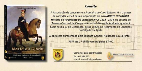 Lançamento do livro Morte ou Glória, História do Regimento de Lanceiros nº2