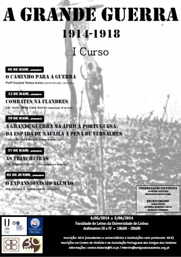 I Curso «A Grande Guerra 1914 - 1918»