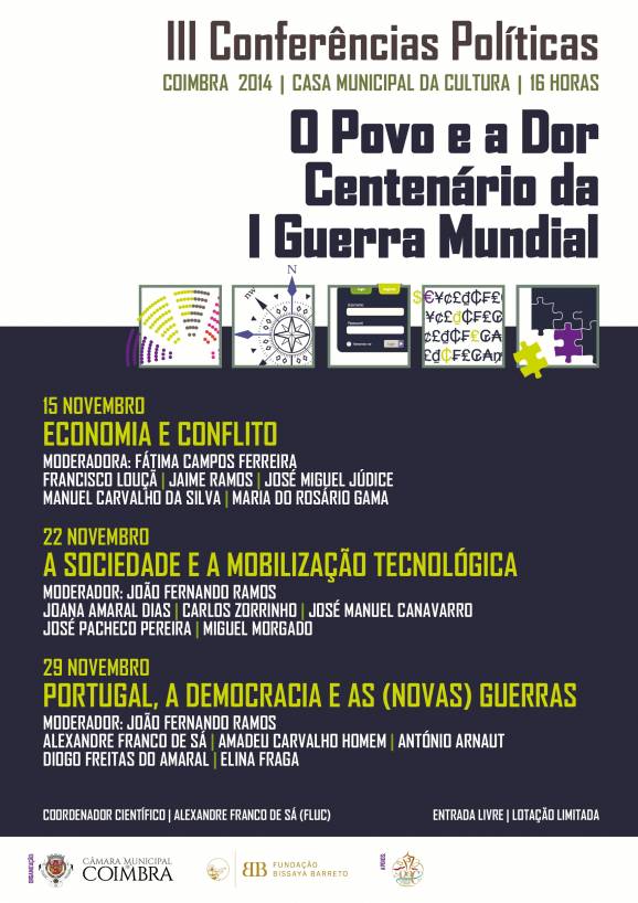 III Conferências Políticas: O Povo e a Dor – Centenário da Primeira Guerra Mundial