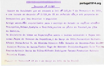 Lista dos navios alemães que foram requisitados no porto do Funchal - Dec. 2260