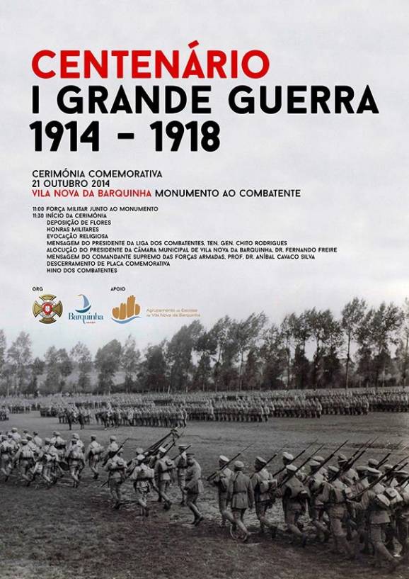 Vila Nova da Barquinha em homenagem aos combatentes da Grande Guerra