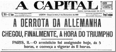 11 de Novembro de 1918... O dia que marcou o final da Primeira Guerra Mundial