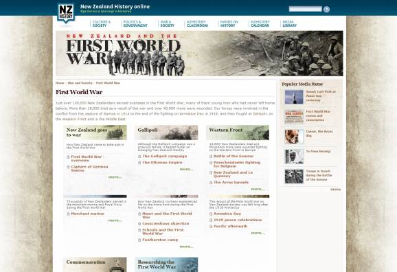 New Zeland and the First World War