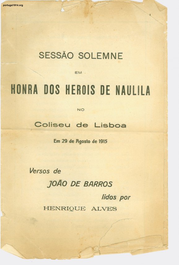 Sessão solene em honra dos heróis de Naulila