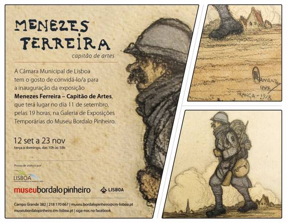 Museu Bordalo Pinheiro inaugura exposição sobre Menezes Ferreira.